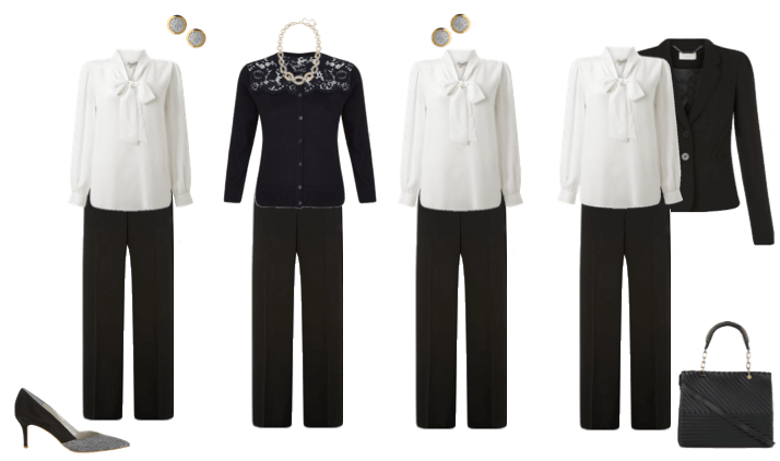 Black Trouser and Ivory
