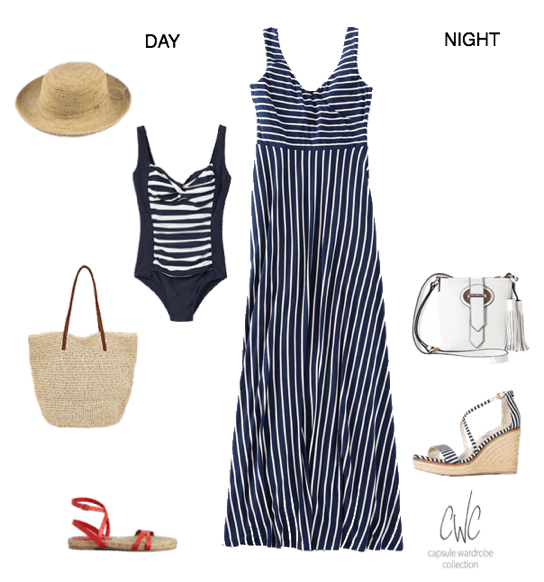 How to wear a maxi dress in your Summer Holiday Capsule Wardrobe