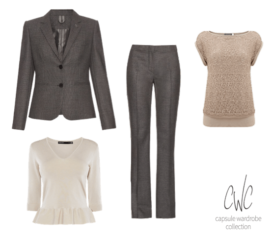 Fashion Suits Ladies’ Suits Marc Cain Ladies\u2019 Suit oatmeal business style 