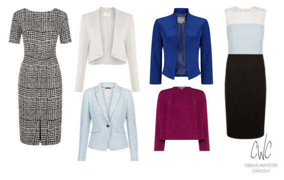 Core business capsule wardrobe to get a good return on investment for Spring 2017 