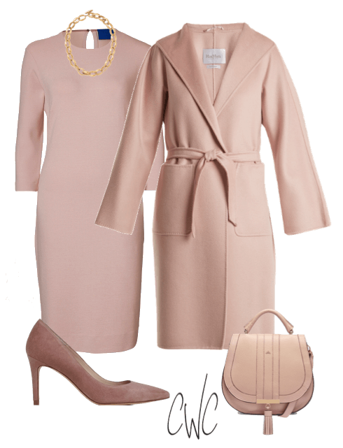 Dusty pink business capsule wardrobe for Spring 2018