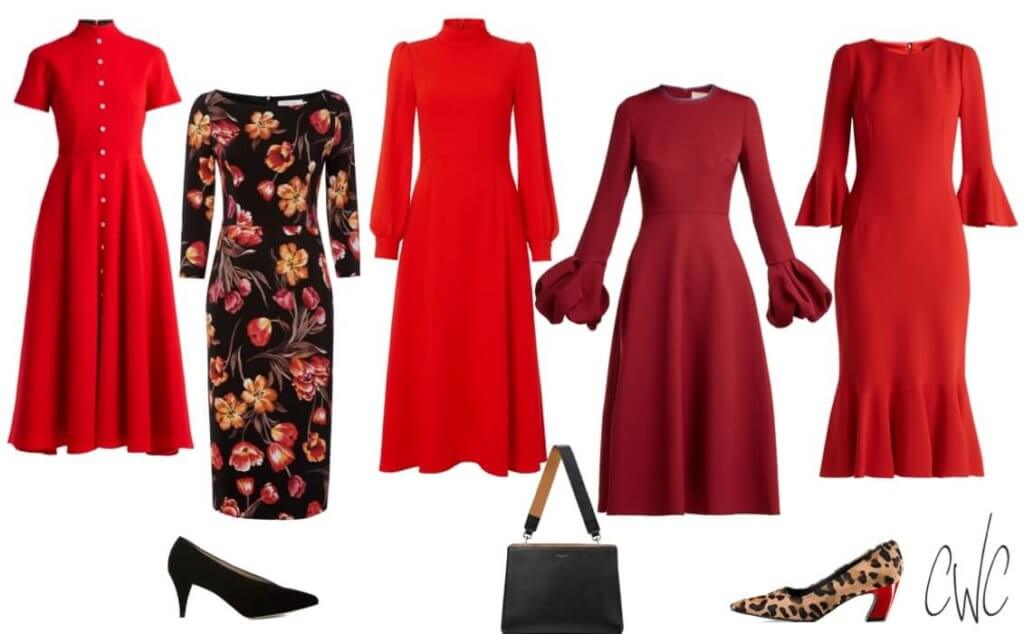 5 Red statement dresses for Autumn 2018
