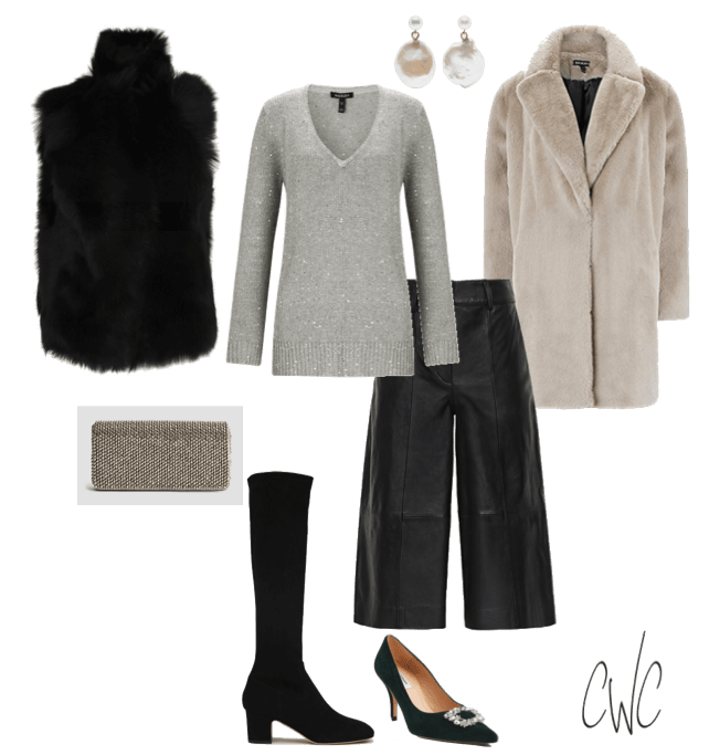 Christmas Eve outfit from the 3-day Christmas capsule wardrobe