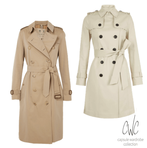A classic trench coat is a wardrobe hero piece