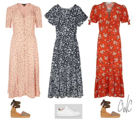Printed Summer dresses for when you're working from home