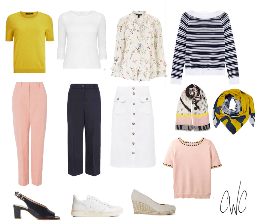 8-piece casual chic capsule wardrobe for Easter 