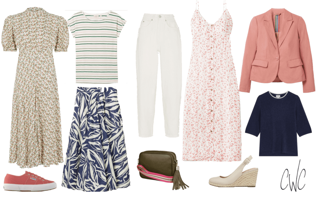Add a touch of style with this 7 piece Spring capsule wardrobe