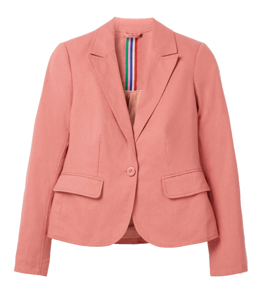 A blazer adds a touch more style to a casual look