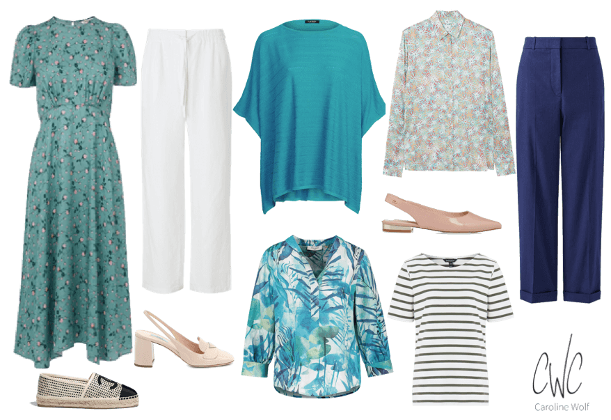 7-piece Summer style capsule wardrobe from Capsule Wardrobe Collection